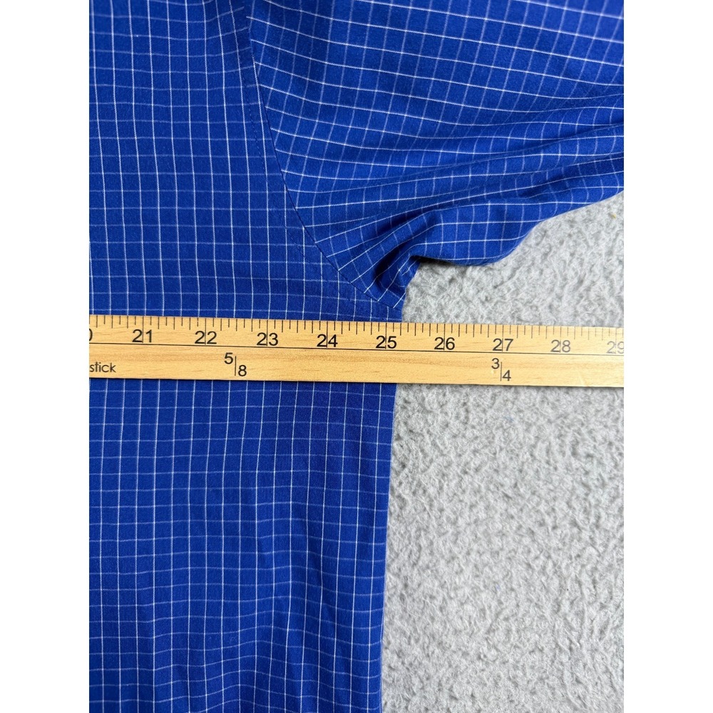 Antigua x UCLA Bruins long sleeve button up check shirt Mens Size Large Blue - Picture 2 of 7